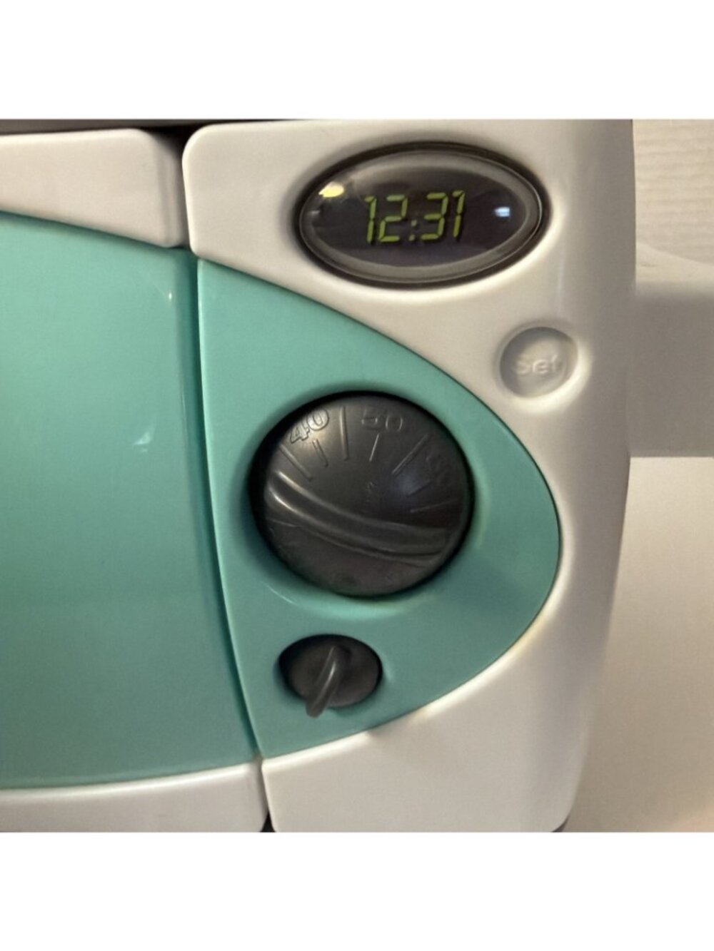 VTG Hasbro 2007 Easy Bake Oven‎ White Teal/Turquoise Works! - Picture 9 of 11